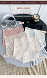 French lightweight underwear, comfortable butt-lifting, seamless extended crotch mulberry silk briefs