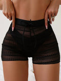 2026 Crochet Swimsuit Pants Sporty Shorts Swimwear Women Solid Bathers Bathing Swimming Swim Suit Female Beachwear
