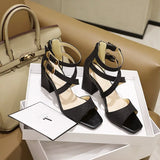 Fashion Cross Strap High Heels Sandals Party Wedding Bridal Shoes Summer Gold Silver Ladies Sandal Women