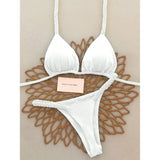 Micro Bikinis 2025 Push Up Women Swimsuits Sexy Swimwear Brazilian Bikini Set Thong Biquini Solid Swimsuit Summer Beachwear