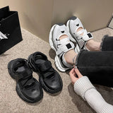 Spring New Round Head Small White Shoes Female Hundred Casual Womens Board Shoes Thick Bottom Women Sneakers