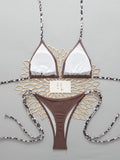 Halter Triangle String Bikinis 2026 Women Sexy Swimsuit Solid Brazilian Swimwear Female Bathers Bathing Swimming Swim Suit