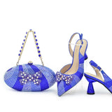 Doershow Lastest Italian Design Fashion Style Ladies Shoes with Matching Bag Set 2026 Nigerian Shoes and Bag Set! HO1-1