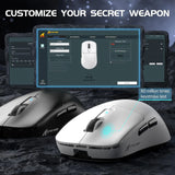 Attack Shark R6 Wireless Gaming Mouse With 8KHz Polling PAW 3950Max Sensor