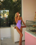2025 New One piece Swimsuit For Women Swimwear Diamond Sexy Beachwear Female Swim Suit Backless Bodysuit Solid Bathing Suit