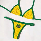 Asymmetric G String Bikinis Mini Micro Thong Bikini Female Swimsuit Women Swimwear Two-pieces Bikini Set Brazilian Bathing Suit