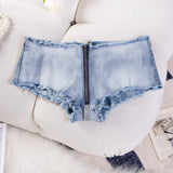 Summer Sexy Hotpants Women's Elastic Low Waist Denim Shorts Female Streetwear Club Bra Sexy Mini Jean Hot Pants Charming 13O1