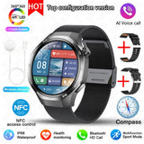 2025 New BOXUXING Watch 5 MAX Smart Watch AMOLED Screen NFC GPS Tracker Bluetooth Call Health Waterproof Smartwatch Men Women
