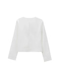 Foridol Solid O-neck Single Breasted Black Blazer Coat Women Autumn Winter Short Jacket Office Lady Vintage Buttons Veste