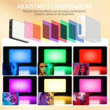 ST-120 LED Video Light Fill Light Rechargeable 3000 MAh CRI95 Portable Mini Selfie Light 2500-9000K Ajusted 3 Light Modes