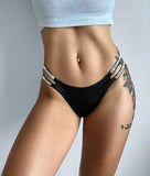 Sexy Panties Women Thongs Rhinestones Diamonds G-string Sports Thong Low Waist Shorts Briefs T-back Fitness S-XL