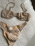Printed Bandeau Micro Bikini Women's Swimsuit Fashion Swimming Suit Sexy Lady Biquini Set Swimwear Mujer Beachwear Outfits