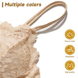 7 Pieces Color Women' Sexy Lace Wire-free Bras Lightweight Breathable Back Support, Gathered Shaping for Natural Curves