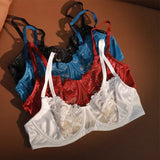 Toucheart 3 Piece Set Sexy Underwear Set For Women Mesh See-Through Lace Thin Sling Bra Set With Girdle Sexy Lingerie Suit New