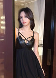 MOYISU Push Up Bra for Small Bust - French Chic Lace Bralette Set, Wireless Comfort Support Anti-Sag Underwear for Petite Women