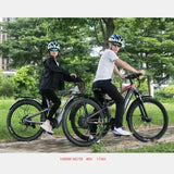 Electric Bicycle RANDRIDE YG90 1000W 48V17AH Hydraulic Brake E-bike with Full Suspension  21 Gears Shift Free Rack Electric bike
