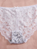 Single of Women's Underwear Set Sexy Lace Patchwork with Push Up Bra Romantic Sheer Women's Panties