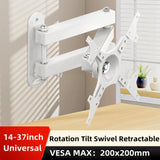 Retractable Universal TV Mounts Wall Mount Bracket Load Up to 15KG For 14 to 37 inches LCD Monitor TV Stand Expansion Bracket