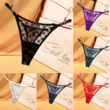 2026 Sweet And Sexy Thongs Breathable Thin Briefs For Woman Floral Patterned Thong Oversized Underwear трусы женские 부부생활 속옷