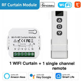 TNCE Tuya Curtain Switch module wifi zigbee rf433mhz, Roller Blinds Shutter Motor breaker, Smart Control Voice Alexa Google Home