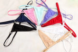 DEKA Transparent Micro Bikini Set for Women Thong Underwear G-String Bra Mini Swimsuit Brazilian Swimwear Sleepwear New S