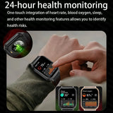 2026 New Fashion 1.83'' Smart Watch Men Women Bluetooth Call Heart Rate Monitor Voice Assistant Multiple Sports Modes Smartwatch