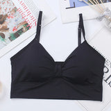 Women Tanks Crop Tops Seamless Underwear Female Streetwear Crop Top Sexy Lingerie Push Up Bralette Padded Camisole
