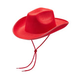 Women Men Cowboy Hat Classic Roll Up Brim Fedora Cowgirl Hat Western Retro Sun Cap Stage Performance Hat