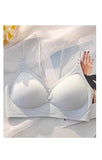 Japan Style Seamless V-Neck Halter Bra Small Bust Petite Straps Open Back Sexy Underwear Women One Piece Comfort Fit Daily Wear