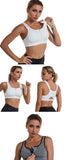 Sports Bra Women Front Zipper Push Up Gym Jogging Crop Tops Female Yoga Fitness Shockproof Vest Sujetadores Sport Bras for Women