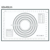 Silicone Non-stick Baking Mat with Scale for Dough, Pastry, Pizza, Dumplings