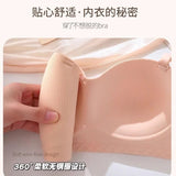Hot Sale Japanese Style Seamless Underwear, Small Chest Gathered Push-Up Bra for Teens, Pure Sensual Wireless Bralette MOYISU