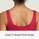 Women's fitness sports vest, camisole, beautiful back, running, shock-absorbing, gathering and slimming, naked feeling, worn ext