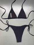 DEKA 2026 New All Season Backless Bikinis Sexy Lace Up Button Bikinis for Women Split Swimsuit Beach Brazil Bikini 2 Piece Set