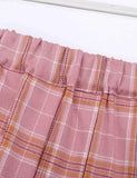 Sexy Plaid Pleated Mini Skirt Cosplay Outfit for Women Bodycon Clubwear Japanese Style Cute Ultra Short Lingerie Costume