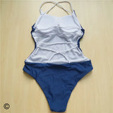 7 Colors 2025 Braided Strap Cross Back Sexy One Piece Swimsuit Women Swimwear Female Bather Bathing Suit Swim Lady V127