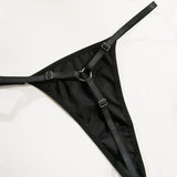 Toucheart Sexy Lingerie Set for Women Mesh Perspective Bra Set Lace Lace Splicing Sexy Hip-pack Skirt Sexy Underwear Garters Set
