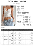 Phantasy Sexy Lace Sleeveless Women's Top Deep V See through Camisole Y2K Streetwear Women's Clothing 2026 Spring Summer Outfit