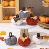  Artificial Pumpkin Halloween Decoration Mini Fake Simulated Pumpkin Autumn Harvest Party Decor Thanksgiving Kid Gift Props
