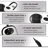 2500W Portable Steam Cleaner High Temperature Sterilization Pressure Jet Washer Machine for Home Car Kitchen Air Conditioner