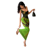 Women's Long Slimming Summer Dress Simple Stylish Maxi Gown for Warm Weather
