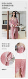 Gold velvet pajamas, autumn and winter sexy suspender nightgown, nightgown set with chest pad, large size home clothes