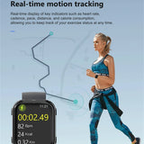 Waterproof Smartwatch 2 En 1 Equipped With TWS Earphones Smart Watch Men Women Sports Heart Rate Health Monitoring BT Call Music