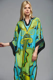 2026 Women Swimsuit Beach Cover Up dress Sleeve Kaftan Beach Tunic Long Pareos Bikinis Cover ups Summer Robe Plage Beachwear