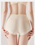 Women's Seamless Underwear, Plus Size Medium Waist Briefs, Breathable and Comfortable Cotton Crotch Panties
