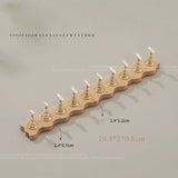 5 or 10pcs/set Magnetic Nail Holder Practice Display Stand Wood Showing Shelf Nail Art Tool Nail Polish Display Stand
