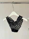 French Inspired Minimiser Bra Women Sexy Lingerie Set Large Chest Support Thin Comfort Half Cup Soft Underwire Anti Sagging