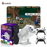UBISHENG GAME Projector 4K Android Wifi6 Allwinner H713 BT5.0 1080P Cinema Outdoor Portable Projetors