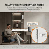 Zigbee 3.0 Smart Temperature Humidity Sensor Option With 1M Waterproof Probe For Zigbee2MQTT Home Assistant Aquarium Incubator