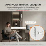 Zigbee Smart Thermometer Hygrometer With Probe Detect Pool Fridge Freezer Liquid Temperature Sensor For 2MQTT TUYA Smart Life